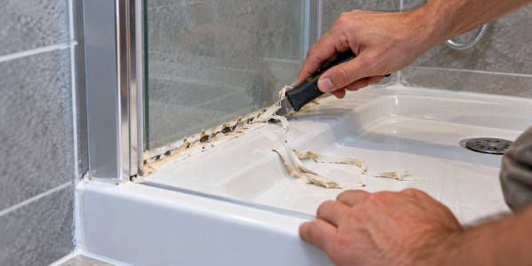 Silicone della doccia rovinato: come rimuoverlo e rifare la sigillatura