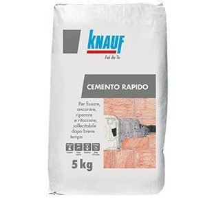 Cemento Malta Grigio Knauf Universale Per Interno ed Esterno 5 KG