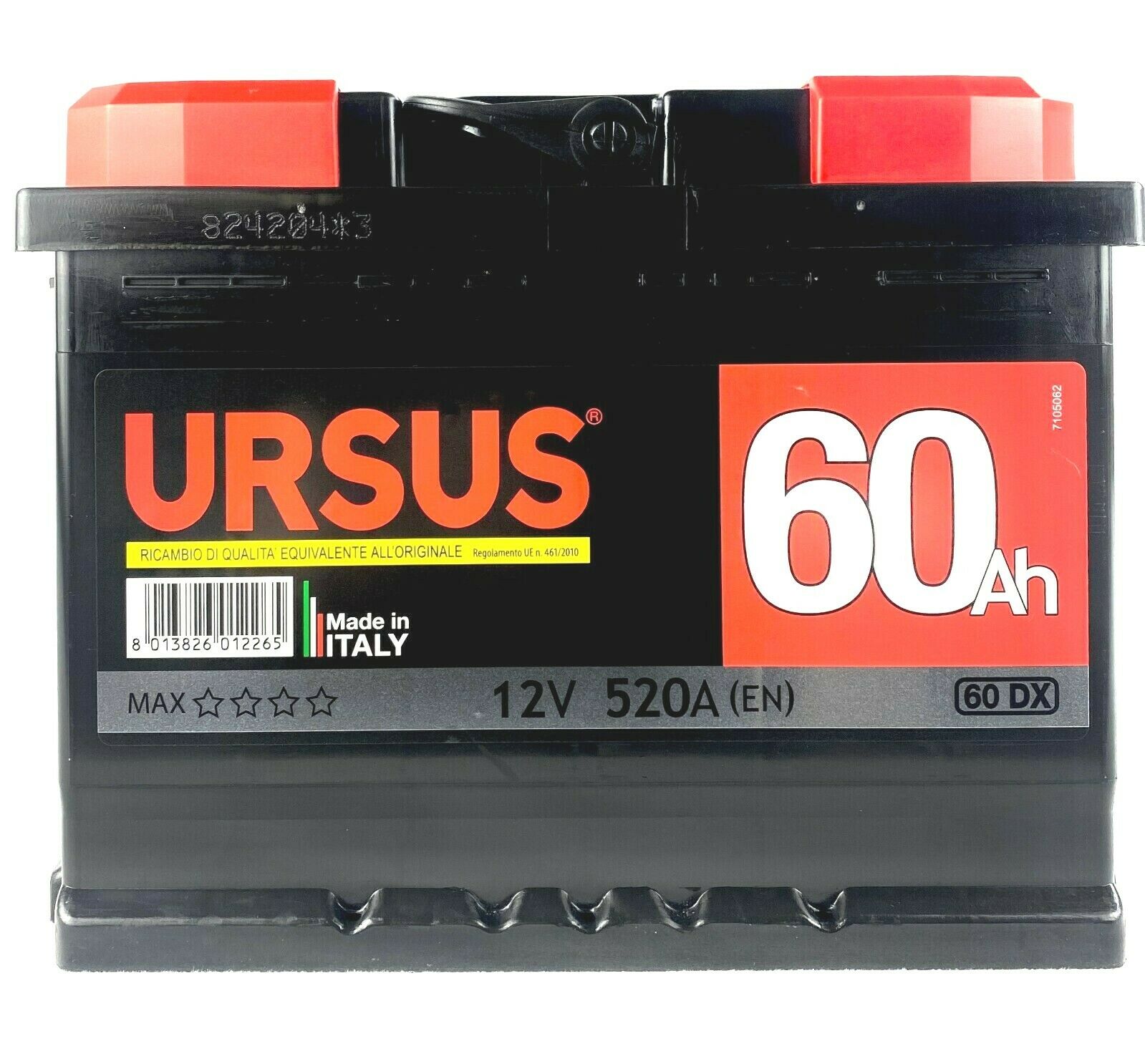Bateria Para Coche 'Ursus' 60 Ah - Mm 242 X 175 X 190
