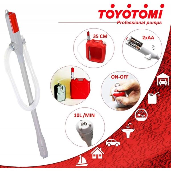 Toyotomi Pompa Elettrica A Batteria Per Stufe a Combustibile - BricoNew